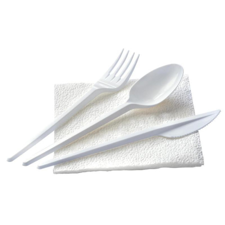 Комплект одноразовой посуды №4 на 1 персону 200 штук в упаковке