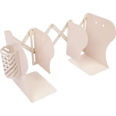 Подставка для книг Комус Класс металлическая бежевая