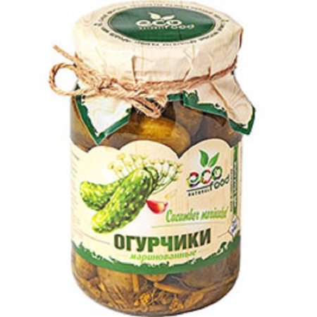 Огурчики Ecofood маринованные 680 г