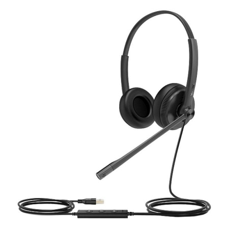 Гарнитура проводная Yealink UH34 Dual UC
