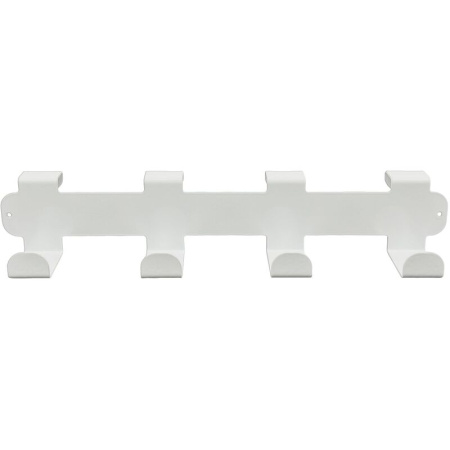 Вешалка настенная H1141W белая (4 крючка)