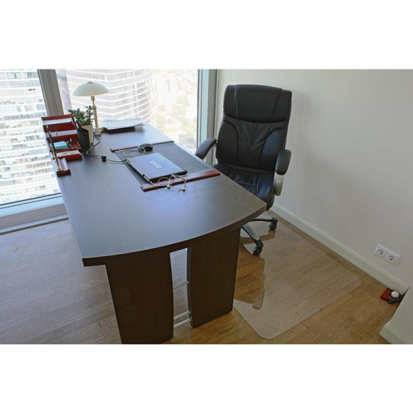 Коврик напольный для паркета/ламината Clear прозрачный (прямоугольный, поликарбонат, 900x1200 мм)