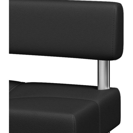 Модуль прямой Balance Bu1 одноместный черный (искусственная кожа)