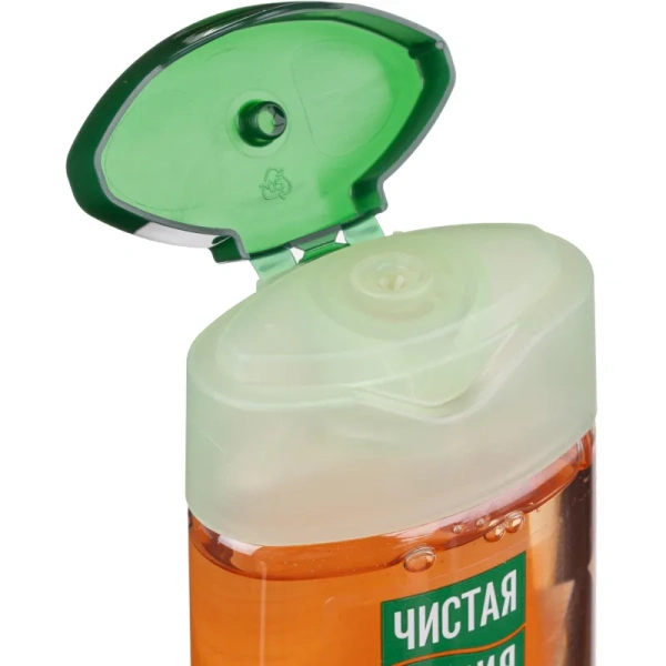 Гель для душа Чистая линия Смягчающий персик и миндальное масло 250 мл