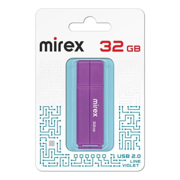 Флешка USB 2.0 32 ГБ Mirex Line (13600-FMULVT32)