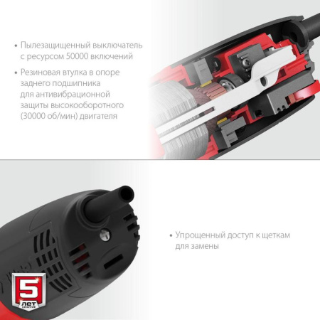 Шлифмашина угловая сетевая ЗУБР УШМ-125-1005