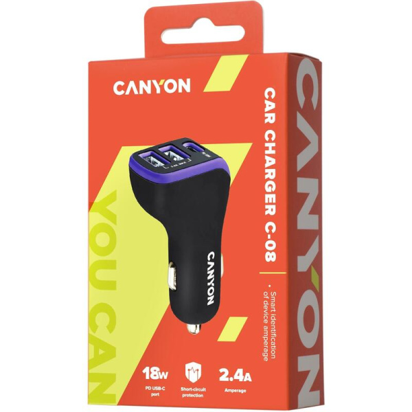 Зарядное устройство Canyon С-08 (CNE-CCA08PU)