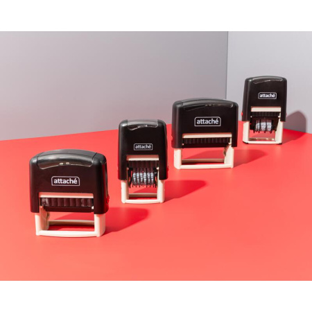 Штамп стандартный Оплачено Attache 36x5 мм