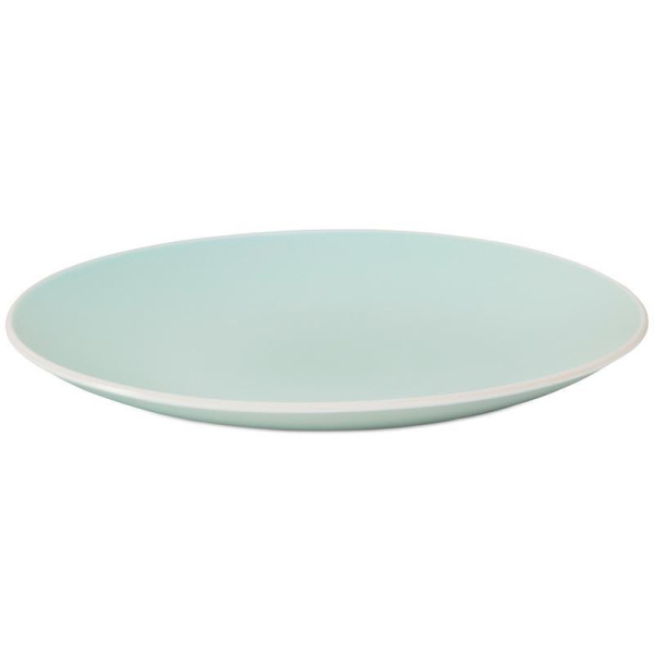 Тарелка обеденная керамика Fioretta Scandy Mint 245 мм голубая (артикул   производителя TDP465)