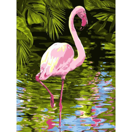 Картина по номерам Lori Фламинго