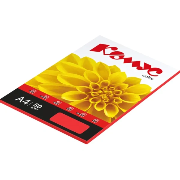 Бумага цветная для печати Комус Color красная интенсив (А4, 80 г/кв.м, 50 листов) Бумага цветная для печати Комус Color красная интенсив (А4, 80 г/кв.м, 50 листов)