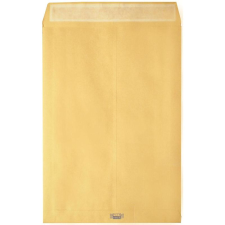 Пакет почтовый Largepack B4 из крафт-бумаги стрип 250х353 мм (120 г/кв.м, 200 штук в упаковке)