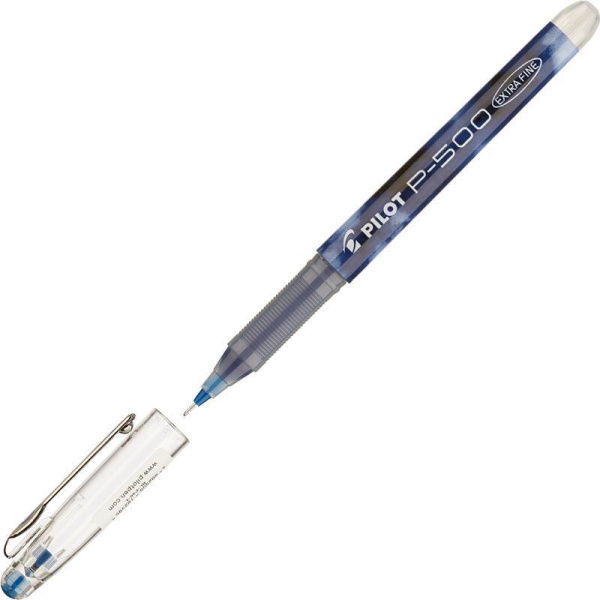 Ручка гелевая Pilot P-500 синяя (толщина линии 0.3 мм)