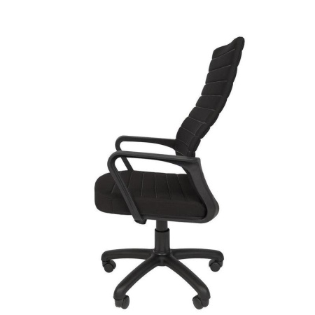 Кресло для руководителя РК 165 черное (ткань/пластик)