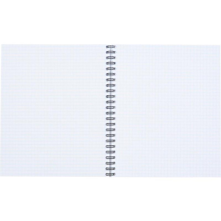 Бизнес-тетрадь Attache Selection Fluid А5 96 листов фиолетовая в клетку на спирали (170х203 мм)