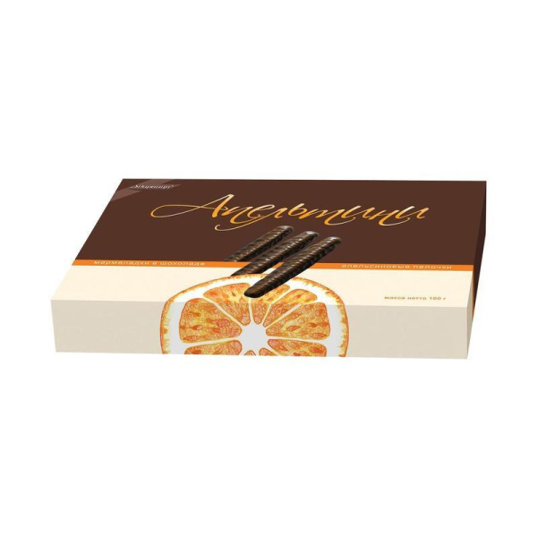 Мармеладки в шоколаде Апельтини апельсиновые палочки 160 г