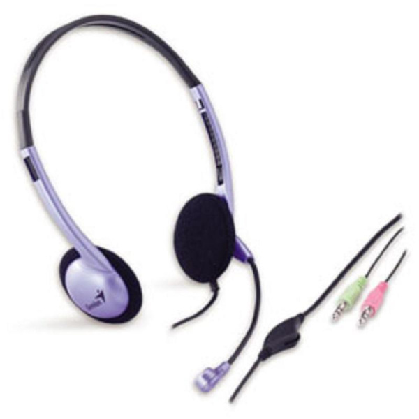 Гарнитура проводная Genius Headset HS-02B (31710037100)