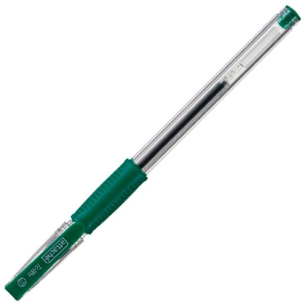 Ручка гелевая Attache Town зеленая (толщина линии 0,5 мм)