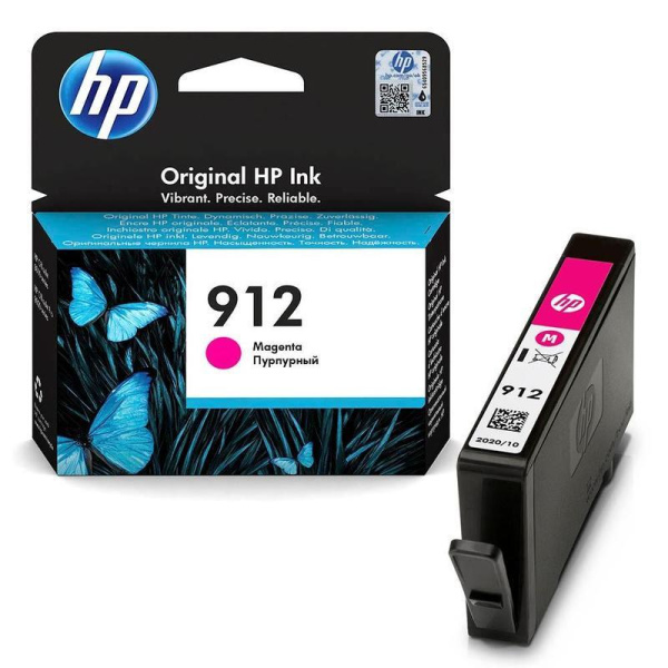 Картридж струйный HP 912 3YL78AE пурпурный оригинальный