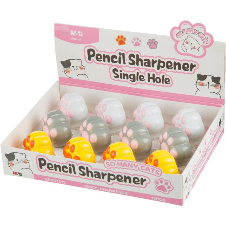 Точилка для карандашей M&G So Many Cats с контейнером пластиковая  (APSN1219)