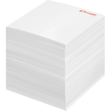 Блок для записей Комус 90x90x90 мм белый (плотность 100 г/кв.м)