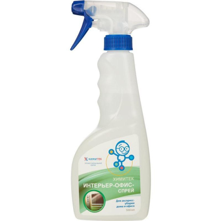 Профессиональное нейтральное моющее средство для экспресс-уборки Химитек Интерьер-Офис-Спрей 500 мл