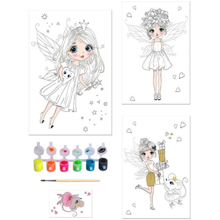 Раскраска блестками Луч Феи