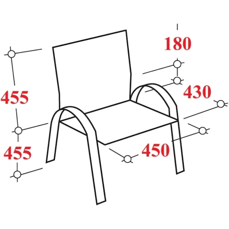 Конференц-кресло Easy Chair Samba бежевый (искусственная кожа, металл  хромированный)