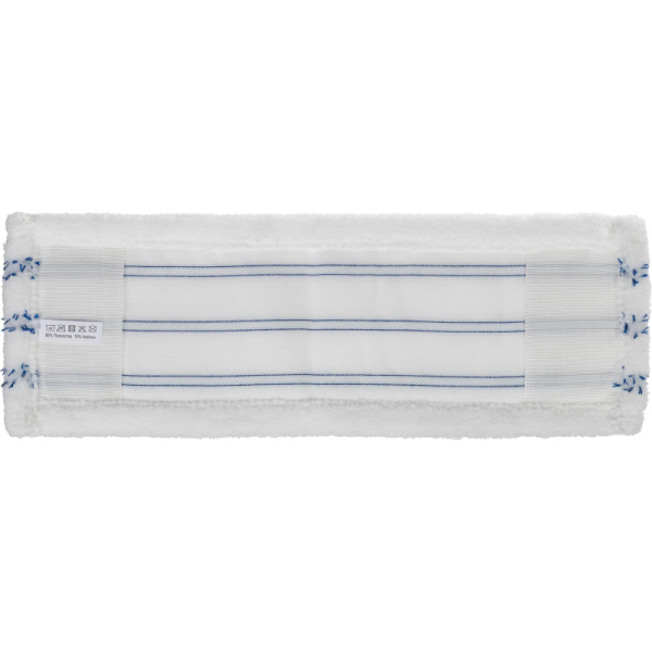 Насадка МОП Azur Смарт микрофибра 45x15 см белый/синий