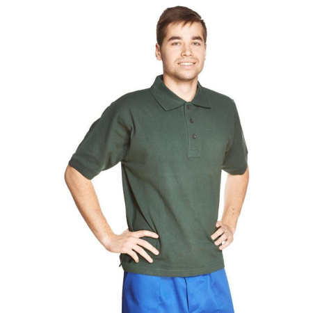 Рубашка Поло (190 г), короткий рукав, темно-зеленый (XXL) Рубашка Поло (190 г), короткий рукав, темно-зеленый (XXL)