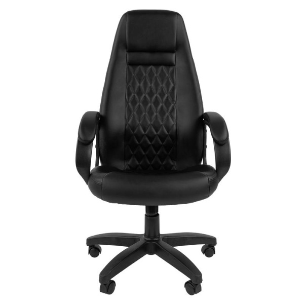 Кресло для руководителя Chairman 950 LT черное (экокожа, пластик) 