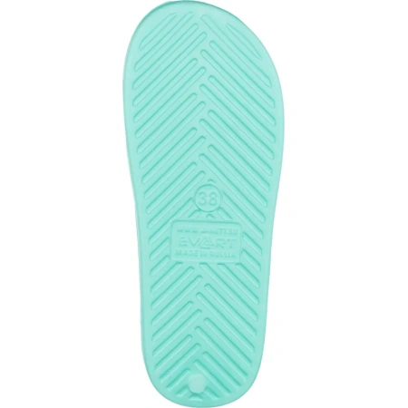 Тапочки резиновые (сланцы) женские Evart Немо ЭВА голубые (размер 38)