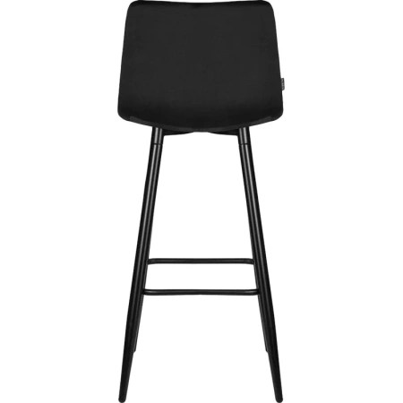 Стул барный Dobrin Nicole чёрный (велюр/металл)