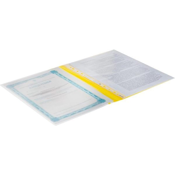 Скоросшиватель пластиковый Attache А4 до 100 листов (толщина обложки  0.12/0.16 мм, 10 штук в упаковке)