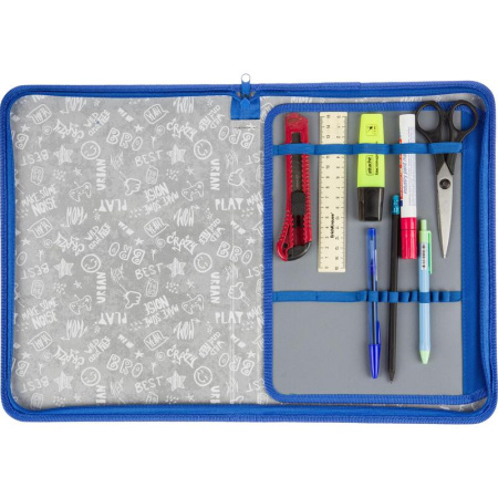 Папка для труда №1 School Space time А4 на молнии