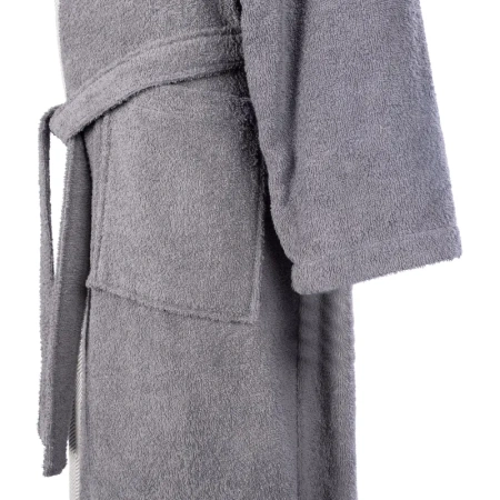 Халат махровый Комус Delray 54 (XXL) антрацит