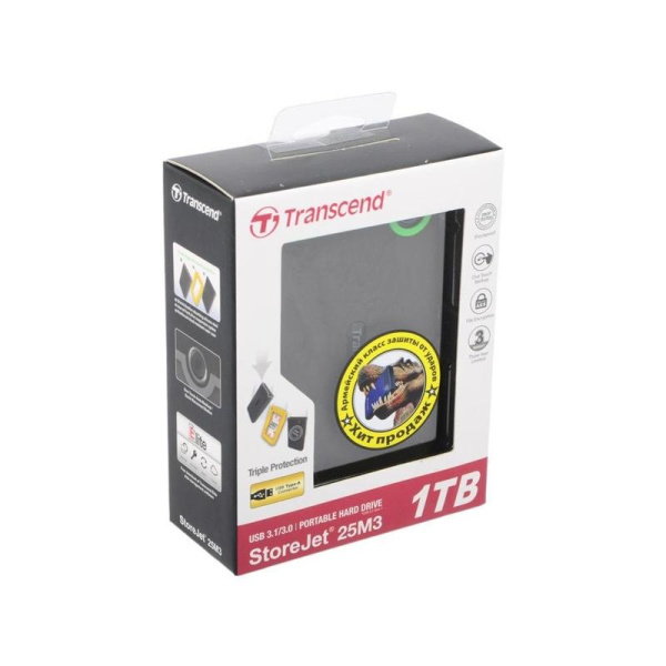 Внешний жесткий диск Transcend 25M3S 1 Tb (TS1TSJ25M3S)