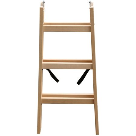 Стремянка деревянная двусторонняя 2х3 ступени Алюмет (WD1203)