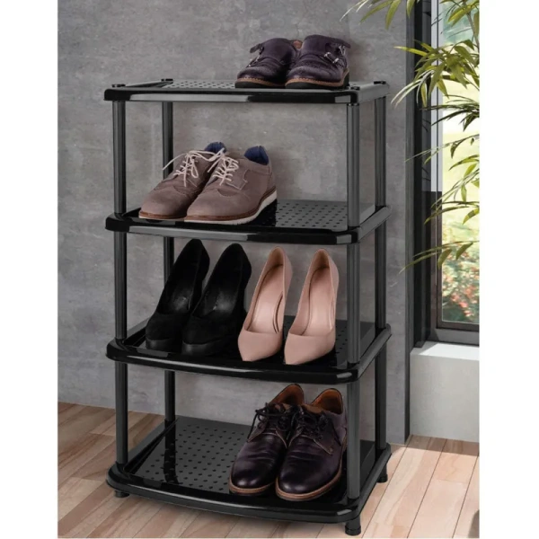 Этажерка для обуви Паола (черный, 490х310х780 мм)