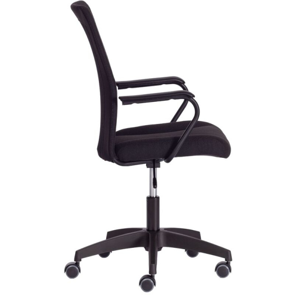 Кресло офисное Easy Chair черное (сетка/ткань, пластик)