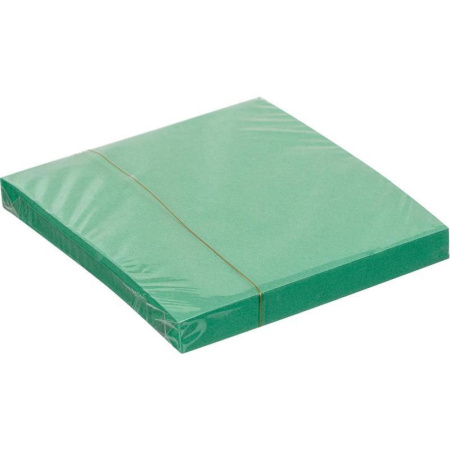 Стикеры Гознак 75x75 мм пастельные салатовые (1 блок, 100 листов)