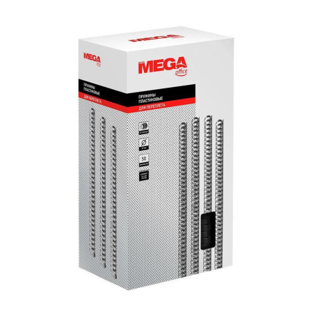 Пружины для переплета пластиковые ProMega Office 32мм черные 50шт/уп.