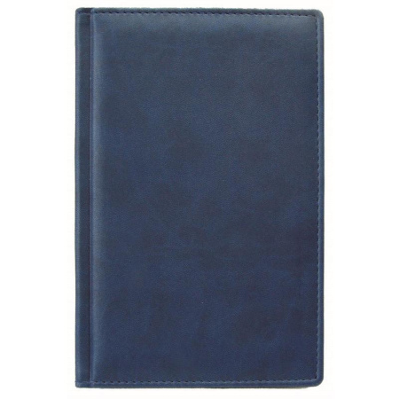 Телефонная книга Attache Вива искусственная кожа А5 96 листов синяя (133х202 мм)