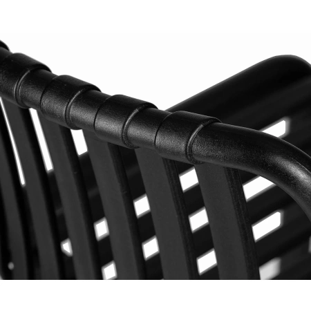 Стул барный Dobrin Chloe bar чёрный (пластик/пластик)