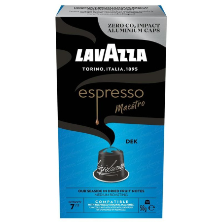 Кофе в капсулах для кофемашин Lavazza Nespresso Espresso Dek жареный  молотый (10 штук в упаковке)