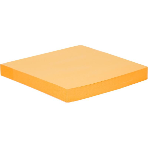 Стикеры Attache Selection Extra 76х76 мм неоновые оранжевые (1 блок, 100  листов)