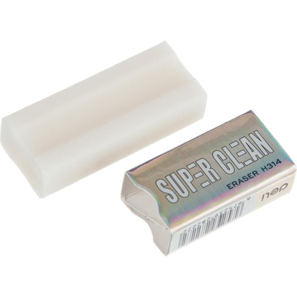 Ластик Deli Super Clean ПВХ прямоугольная 41x17x11 мм