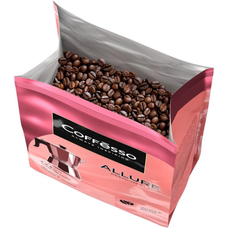Кофе в зернах Coffesso Allure 1 кг (пакет)