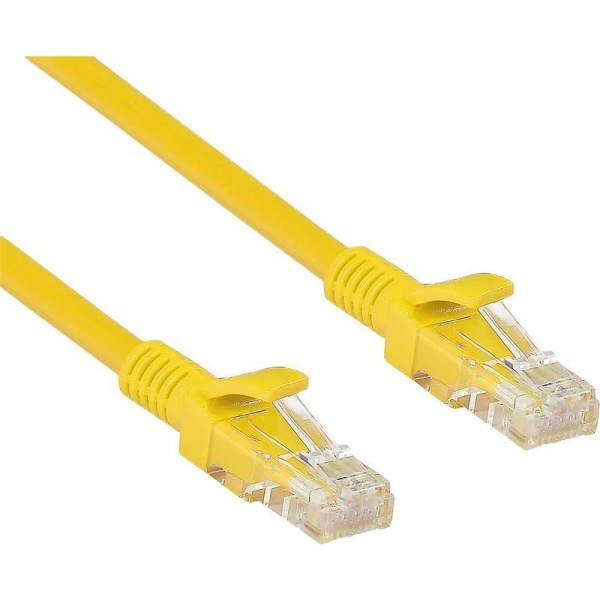 Патч-корд витая пара ExeGate UTP-RJ45-RJ45-5e-2M-YL 5e 2 м