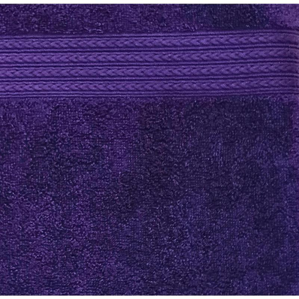 Полотенце махровое 50x90 см 400 г/кв.м фиолетовое